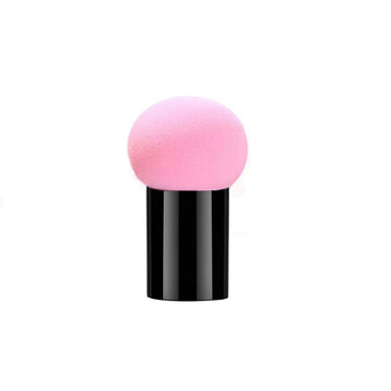 Mushroom Head Shaped Foundation Sponge With Handle (1 pcs)