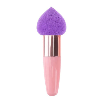 Beauty Blender Foundation Sponge With Handle - Purple