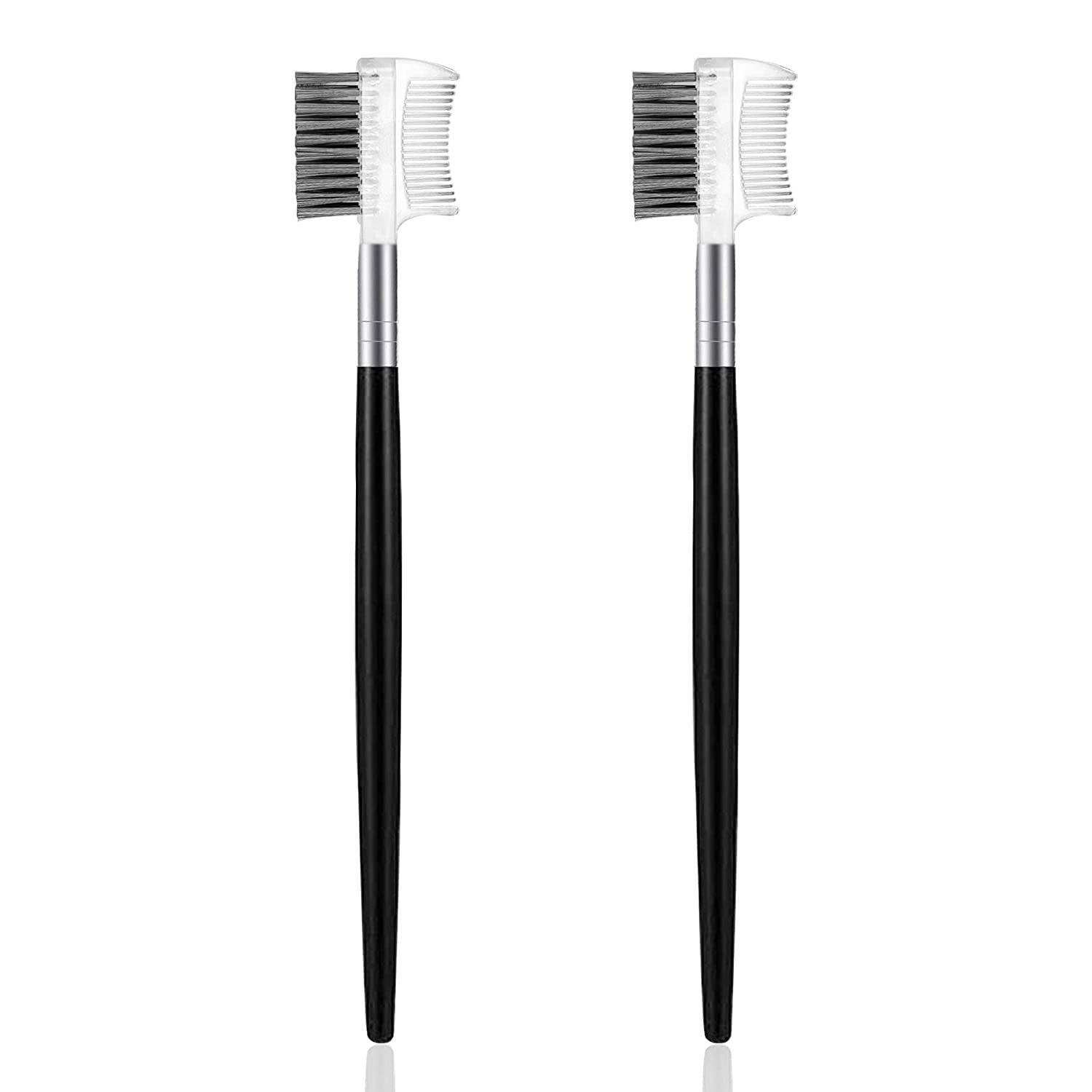 Eyebrow Brush and Eyelash Comb (Pack of 2)