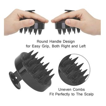Scalp Massager Shampoo Brush - Black (200 g)