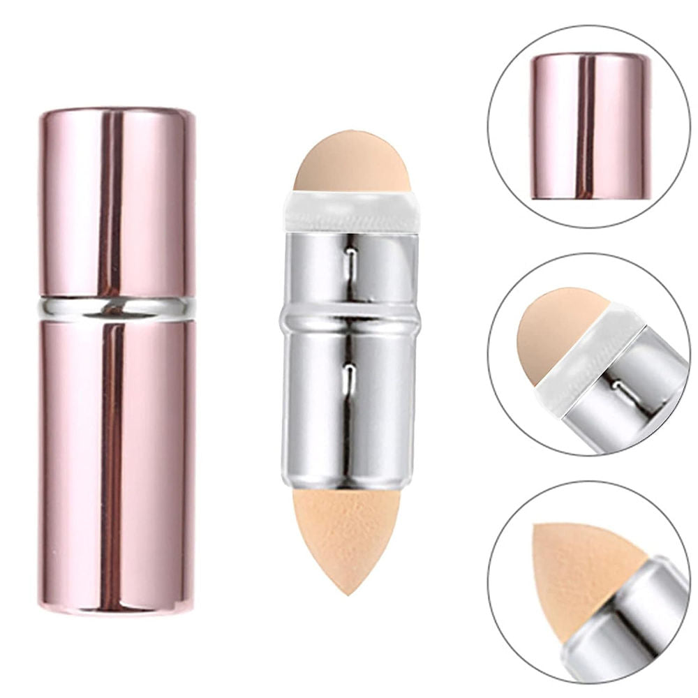 Double Sided Volcanic Face Roller And Beauty Blender Makeup Sponge Beauty Tool Set