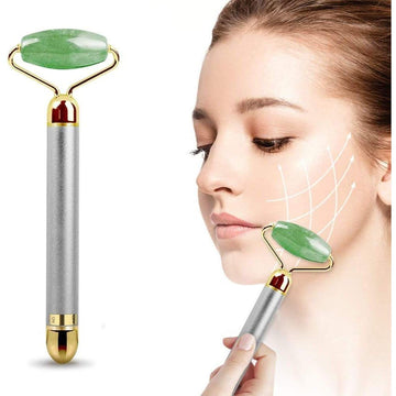 Green Jade Aventurine Vibrating Facial Roller