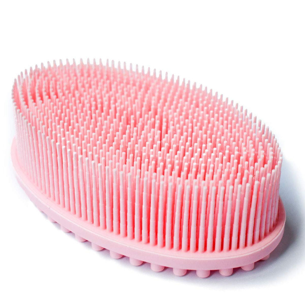Exfoliating Silicone Bath Brush And Body Scrubber